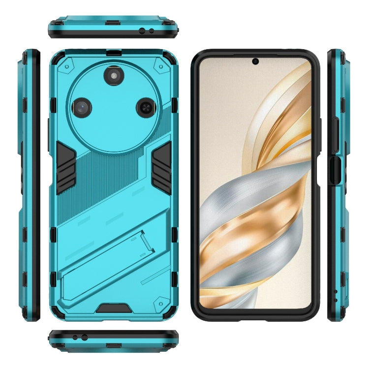 For Honor X60 5G Punk Armor 2 in 1 PC + TPU Phone Case with Holder