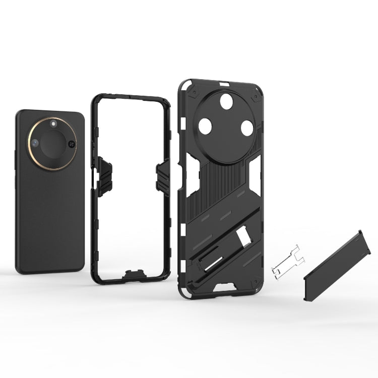 For Honor X60 5G Punk Armor 2 in 1 PC + TPU Phone Case with Holder