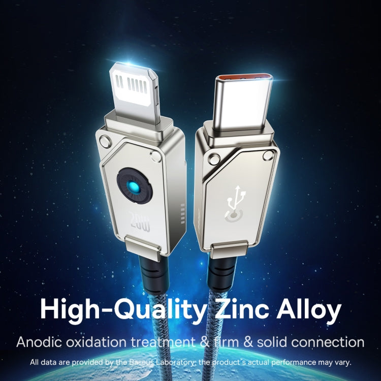 Baseus Unbreakable Series 20W Type-C to 8 Pin Fast Charging Data Cable, Length: