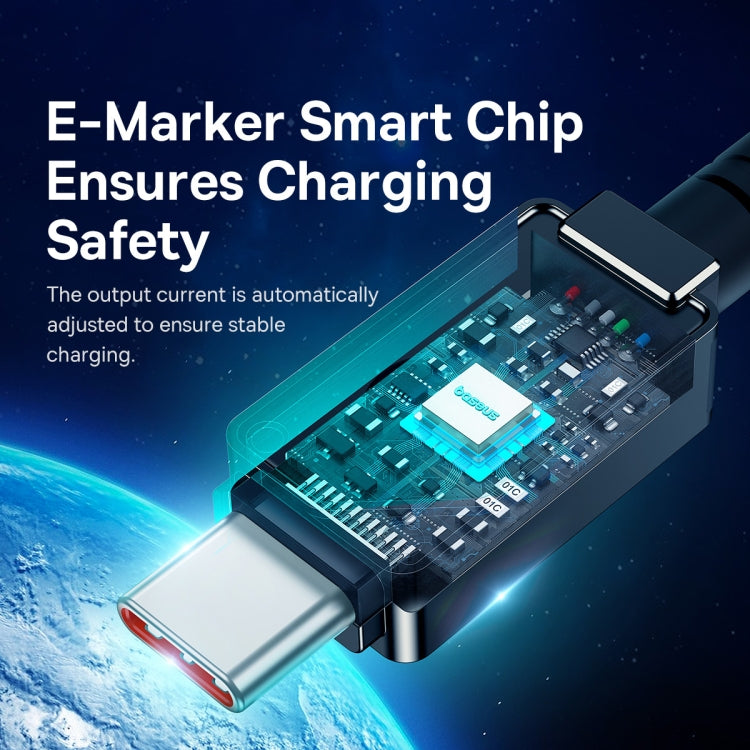 Baseus Unbreakable Series 100W Type-C to Type-C Fast Charging Data Cable, Length: