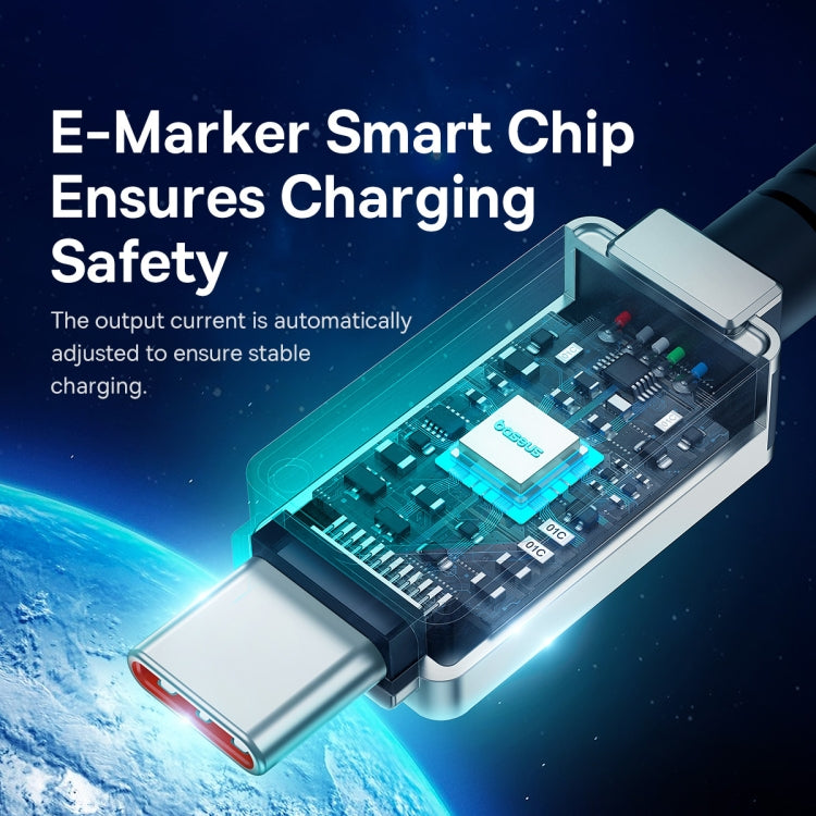 Baseus Unbreakable Series 100W Type-C to Type-C Fast Charging Data Cable, Length: