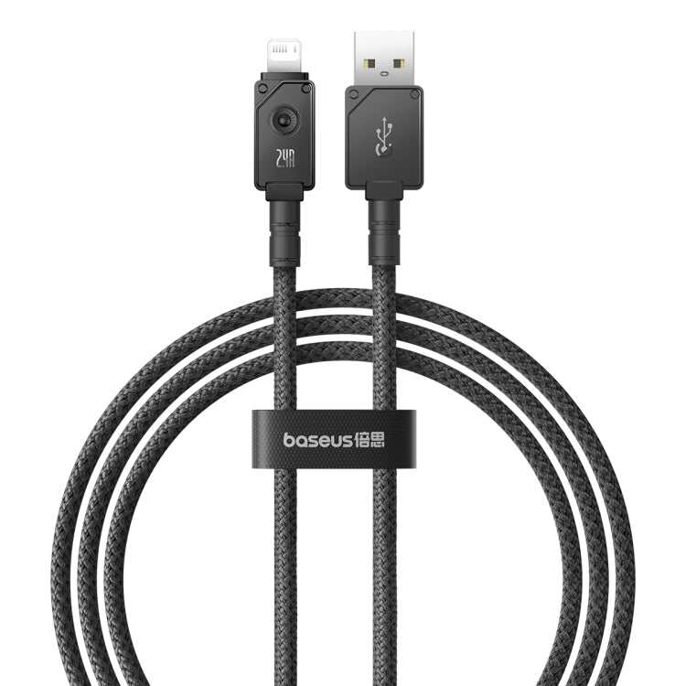 Baseus Unbreakable Series 2.4A USB to 8 Pin Fast Charging Data Cable, Length: