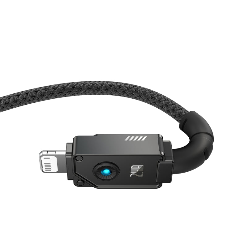Baseus Unbreakable Series 2.4A USB to 8 Pin Fast Charging Data Cable, Length: