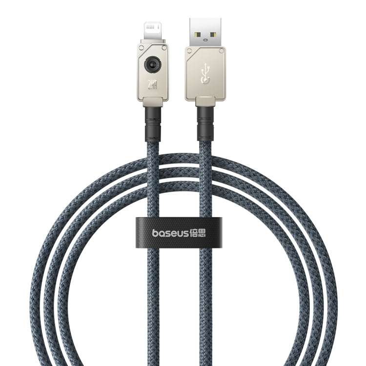 Baseus Unbreakable Series 2.4A USB to 8 Pin Fast Charging Data Cable, Length:
