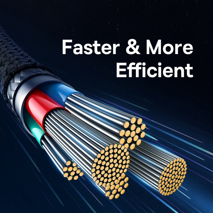 Baseus Unbreakable Series 2.4A USB to 8 Pin Fast Charging Data Cable, Length: