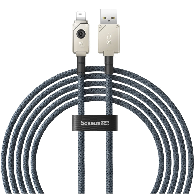 Baseus Unbreakable Series 2.4A USB to 8 Pin Fast Charging Data Cable, Length: