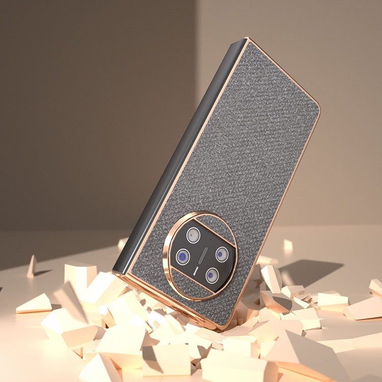 For Huawei Mate X3 Nano Plating Diamond Texture Phone Case