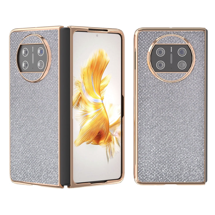 For Huawei Mate X3 Nano Plating Diamond Texture Phone Case