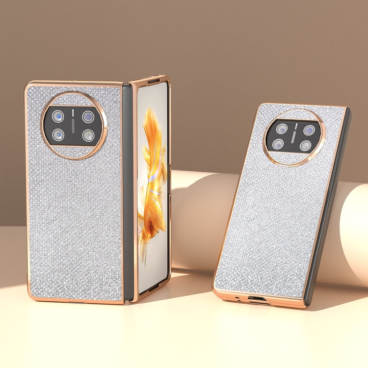 For Huawei Mate X3 Nano Plating Diamond Texture Phone Case