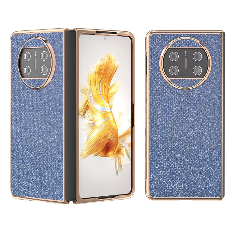 For Huawei Mate X3 Nano Plating Diamond Texture Phone Case