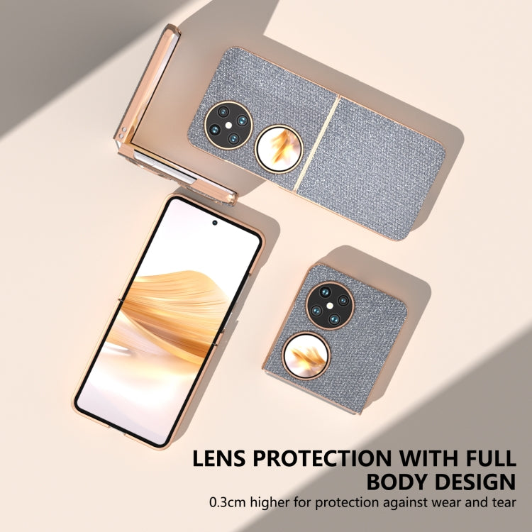 For Huawei Pocket 2 Nano Plating Diamond Texture Phone Case