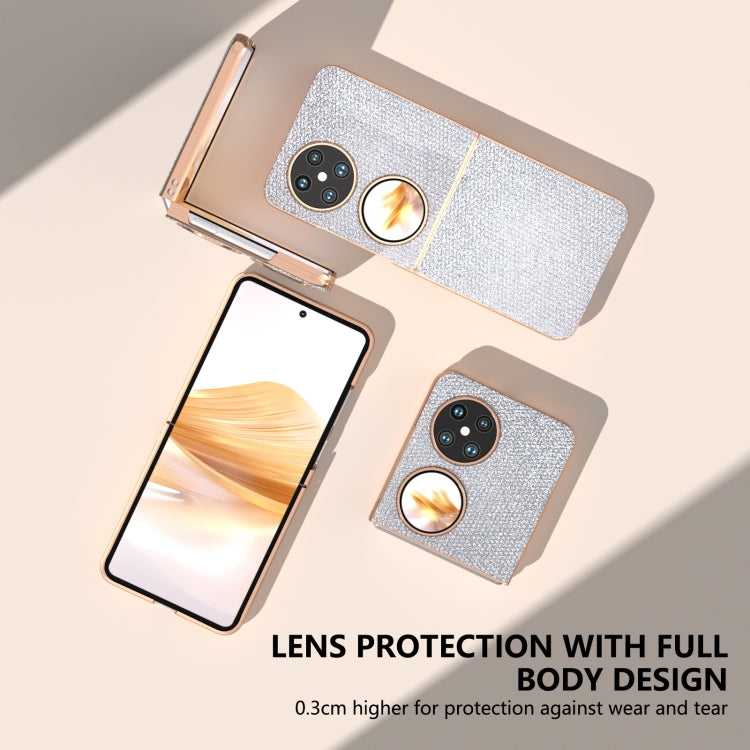 For Huawei Pocket 2 Nano Plating Diamond Texture Phone Case