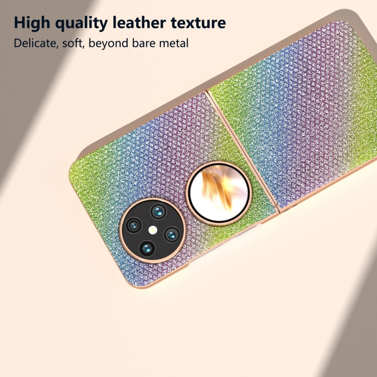 For Huawei Pocket 2 Nano Plating Diamond Texture Phone Case