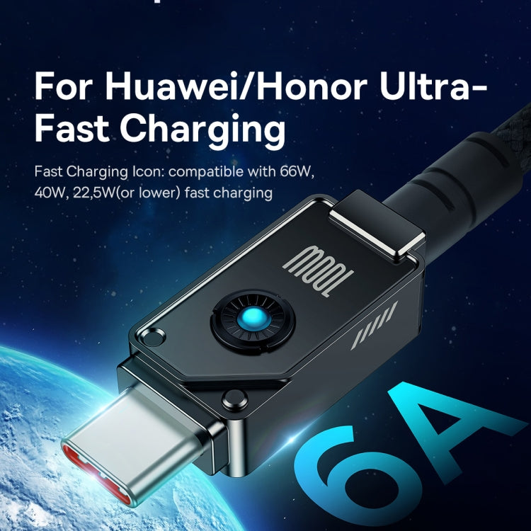 Baseus Unbreakable Series 100W USB to Type-C Fast Charging Data Cable, Length: