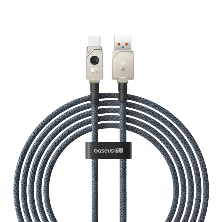 Baseus Unbreakable Series 100W USB to Type-C Fast Charging Data Cable, Length: