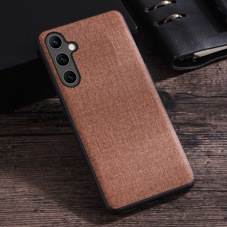 For Samsung Galaxy S23 FE 5G Cloth Texture PU + TPU Phone Case