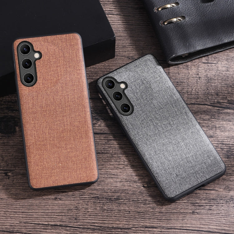 For Samsung Galaxy S23 FE 5G Cloth Texture PU + TPU Phone Case
