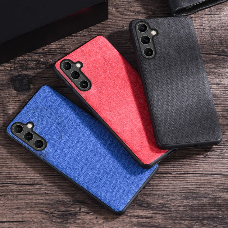For Samsung Galaxy S23 FE 5G Cloth Texture PU + TPU Phone Case