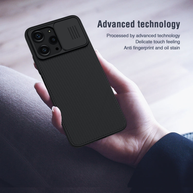 For Xiaomi Redmi 12 4G / Note 12R 5G NILLKIN Black Mirror Series Camshield PC Phone Case