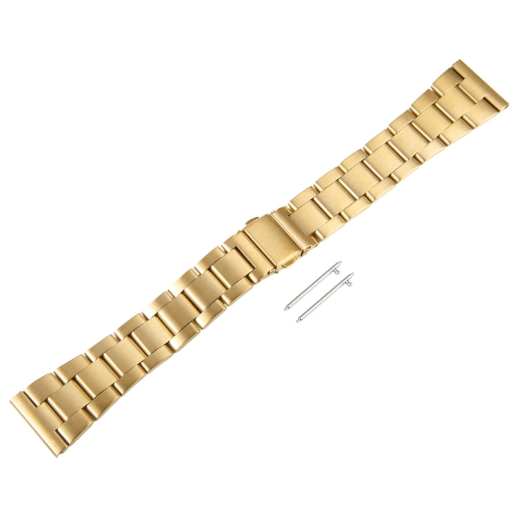 For Huawei Watch 4 22mm Three-bead Stainless Steel Watch Band