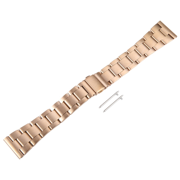 For Huawei Watch 4 22mm Three-bead Stainless Steel Watch Band