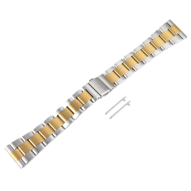 For Huawei Watch 4 22mm Three-bead Stainless Steel Watch Band