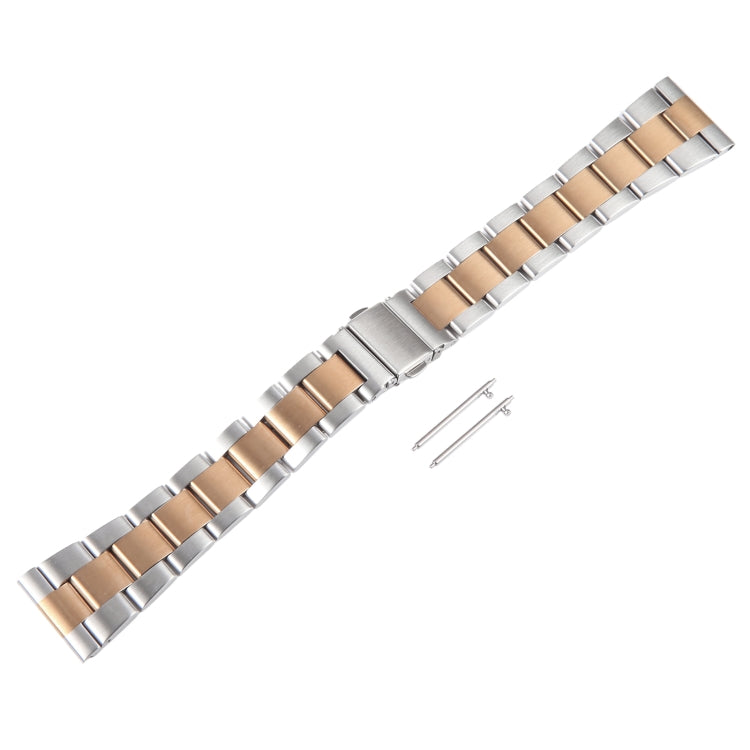 For Huawei Watch 4 22mm Three-bead Stainless Steel Watch Band