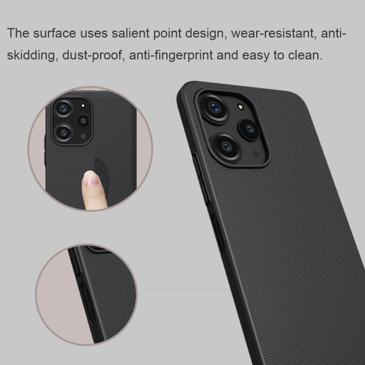 For Xiaomi Redmi 12 4G / Note 12R 5G NILLKIN Frosted Shield Pro PC + TPU Phone Case