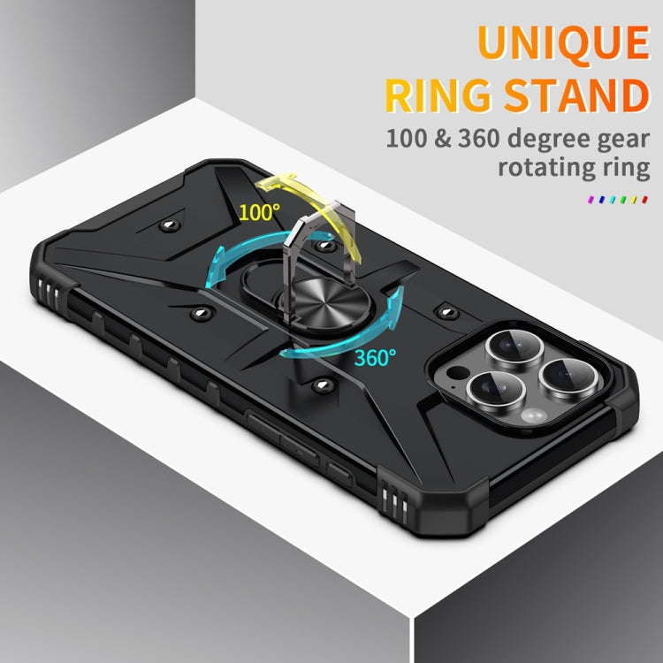 For iPhone 16 Pro Ring Holder Phone Case