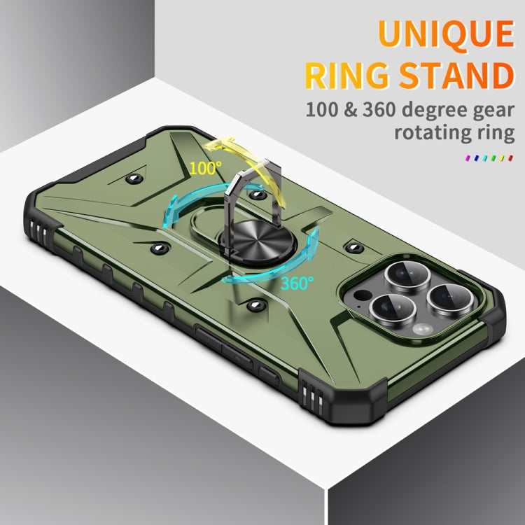 For iPhone 16 Pro Ring Holder Phone Case