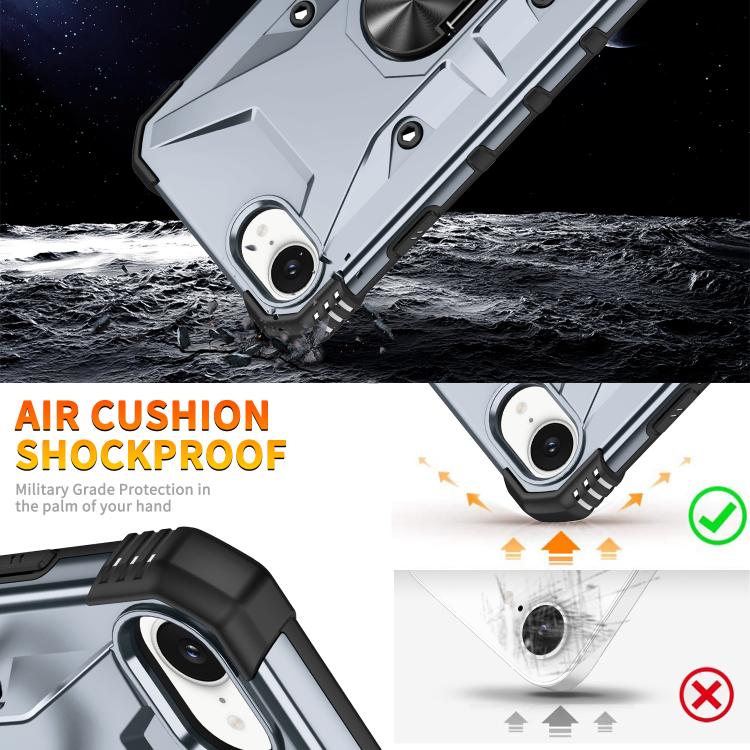For iPhone 17e / 16e Ring Holder Phone Case