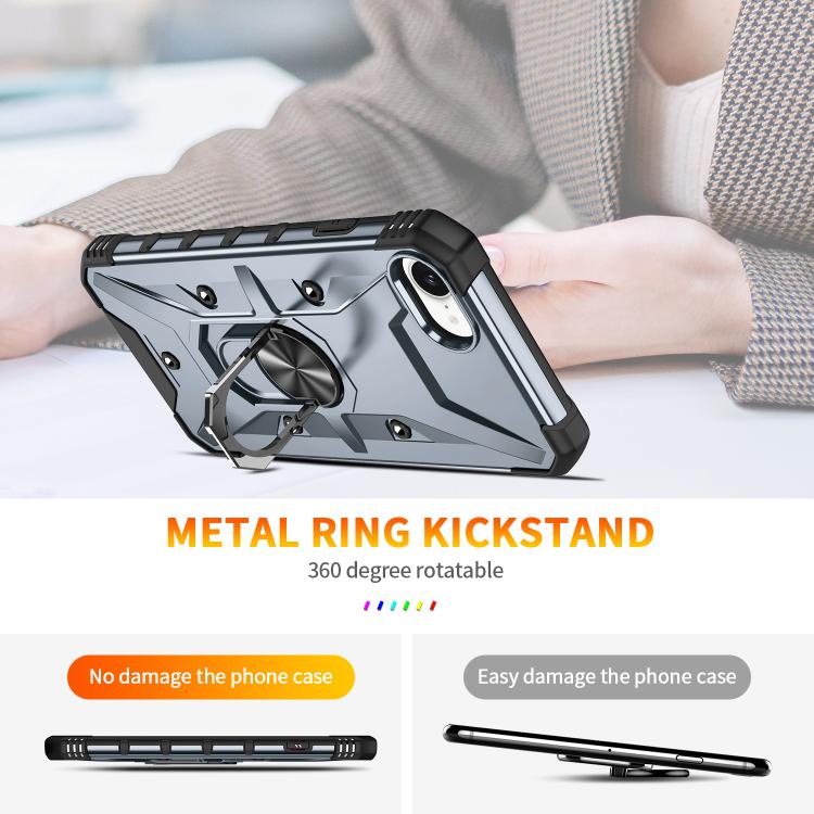 For iPhone 17e / 16e Ring Holder Phone Case