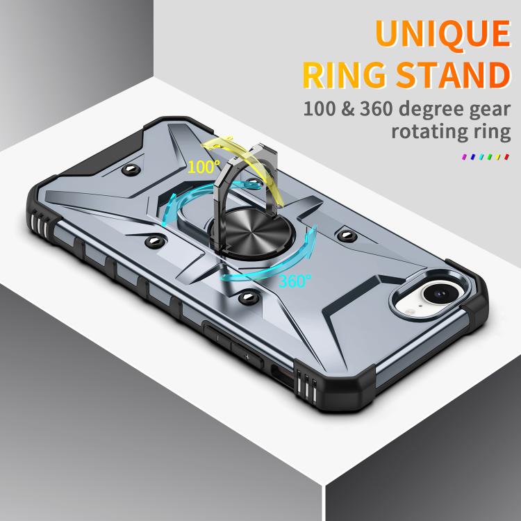For iPhone 17e / 16e Ring Holder Phone Case