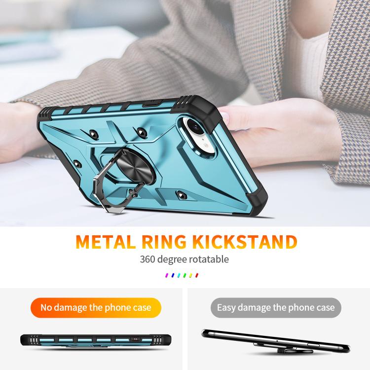 For iPhone 17e / 16e Ring Holder Phone Case