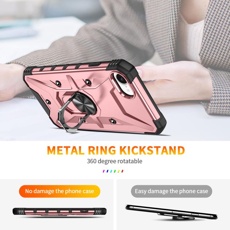 For iPhone 17e / 16e Ring Holder Phone Case