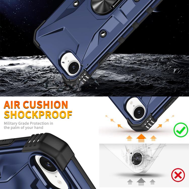 For iPhone 17e / 16e Ring Holder Phone Case