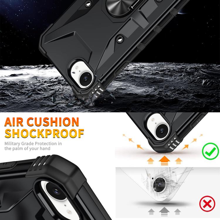 For iPhone 17e / 16e Ring Holder Phone Case