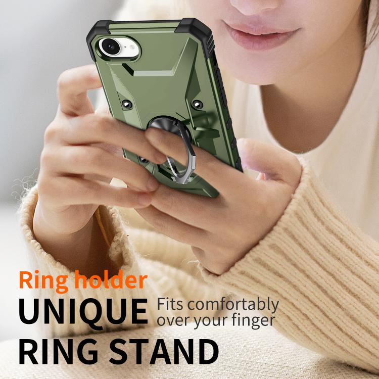 For iPhone 17e / 16e Ring Holder Phone Case
