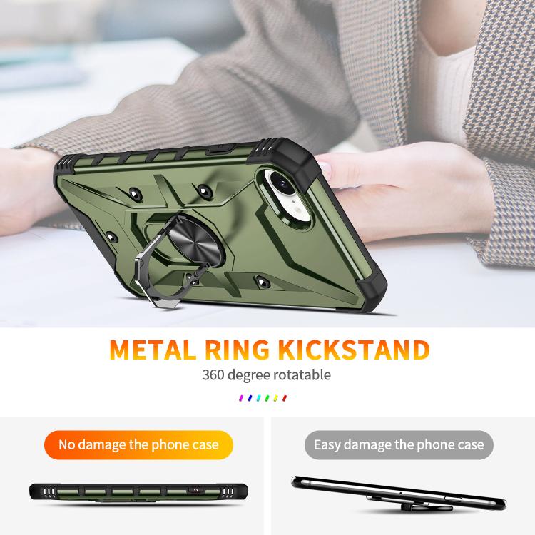 For iPhone 17e / 16e Ring Holder Phone Case