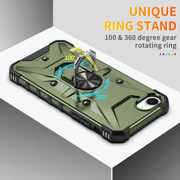For iPhone 17e / 16e Ring Holder Phone Case