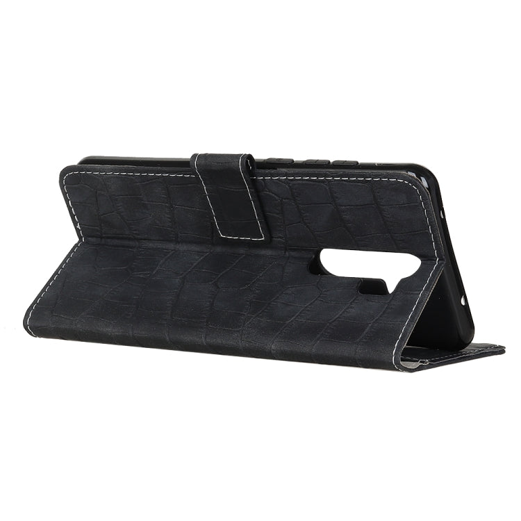 For Xiaomi Redmi 9 Crocodile Texture Horizontal Flip Leather Case with Holder & Wallet & Card Slots