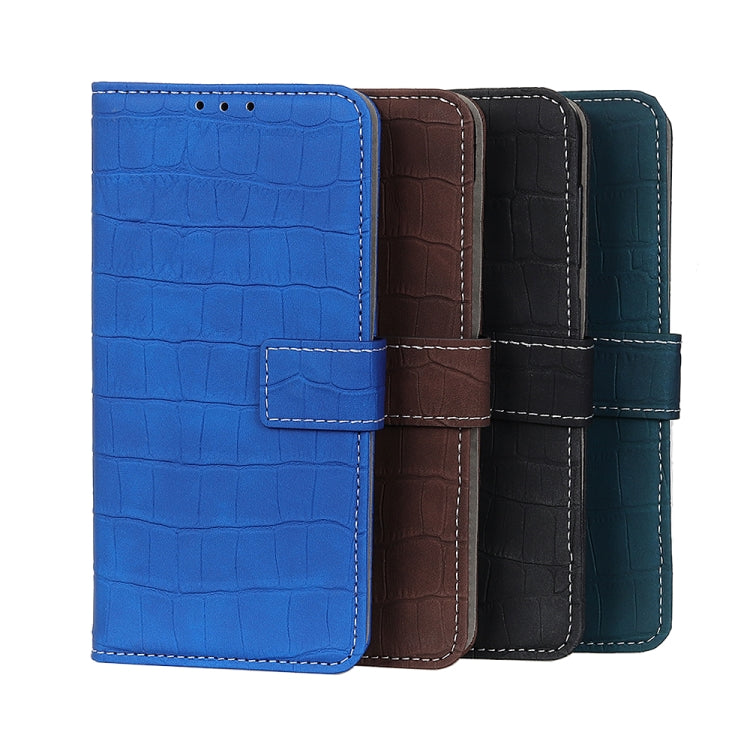 For Xiaomi Redmi 9 Crocodile Texture Horizontal Flip Leather Case with Holder & Wallet & Card Slots