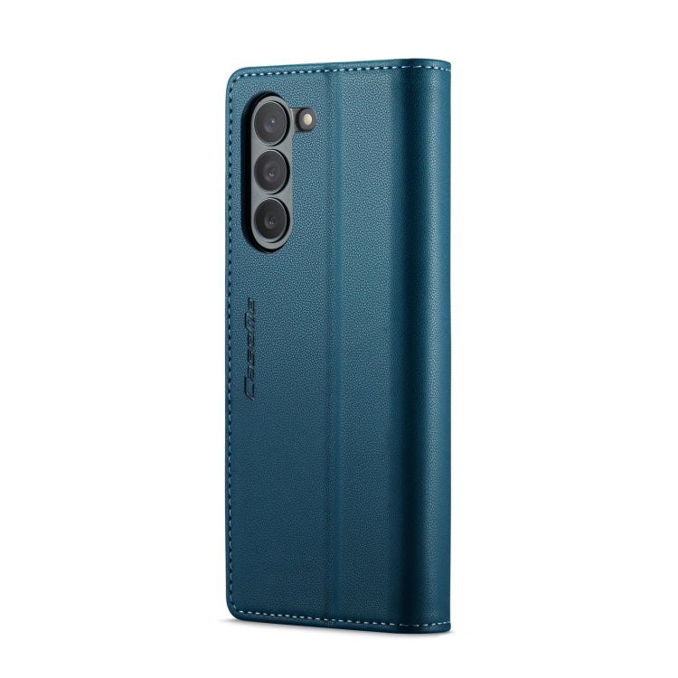 For Samsung Galaxy Z Fold6 5G CaseMe 023 Butterfly Buckle Litchi Texture RFID Anti-theft Leather Phone Case