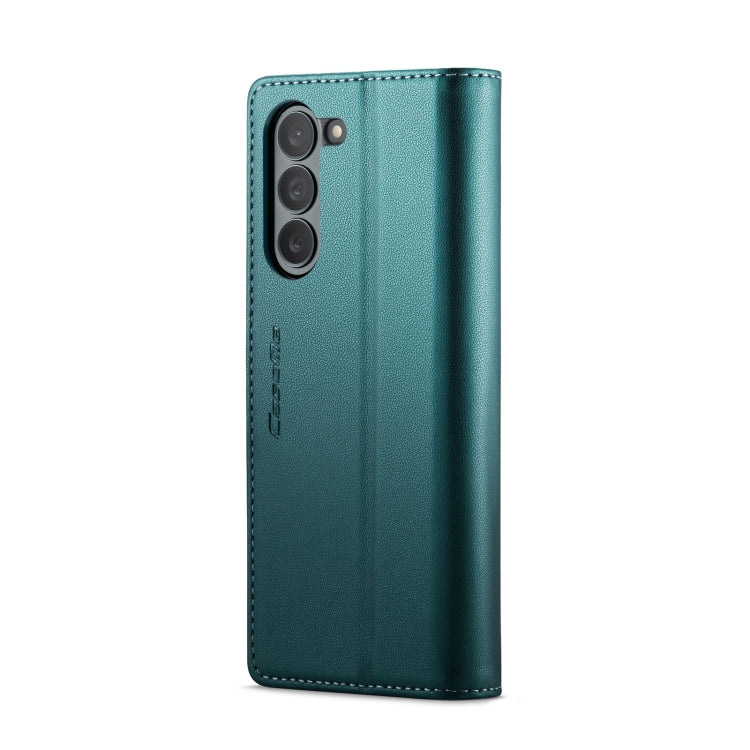 For Samsung Galaxy Z Fold6 5G CaseMe 023 Butterfly Buckle Litchi Texture RFID Anti-theft Leather Phone Case
