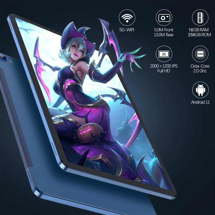 VASOUN M50 4G LTE Tablet, 16GB+256GB, 10.4 inch, Android 11 UNISOC T618 Octa Core CPU, Global Version with Google Play, US Plug