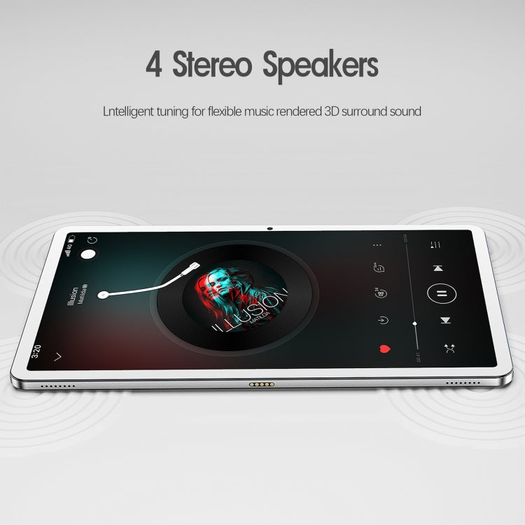 VASOUN M50 4G LTE Tablet, 16GB+256GB, 10.4 inch, Android 11 UNISOC T618 Octa Core CPU, Global Version with Google Play, US Plug