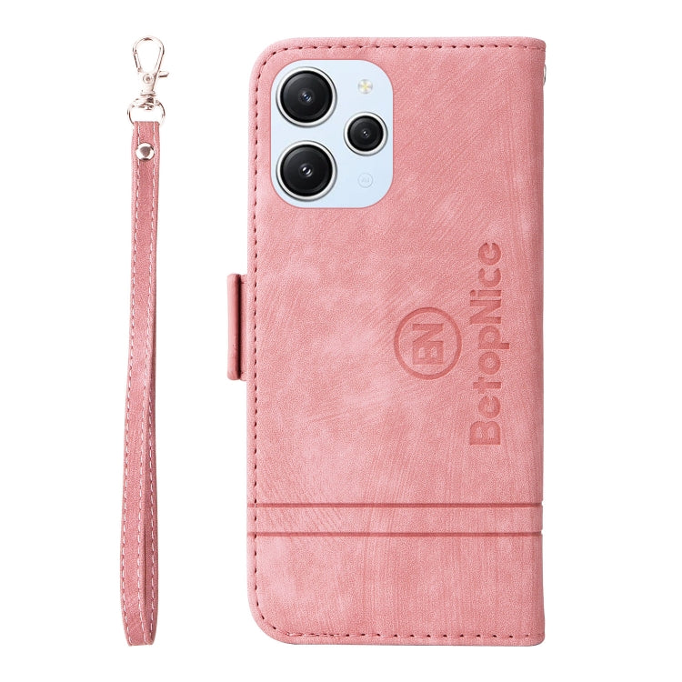 For Xiaomi Redmi 12 4G BETOPNICE Dual-side Buckle Leather Phone Case