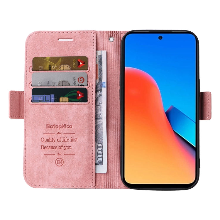 For Xiaomi Redmi 12 4G BETOPNICE Dual-side Buckle Leather Phone Case