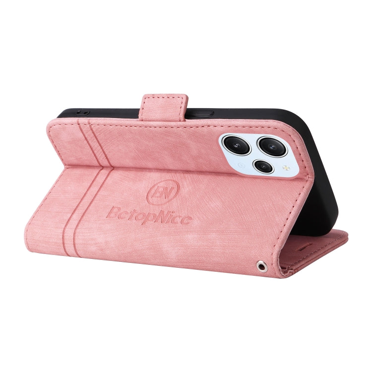 For Xiaomi Redmi 12 4G BETOPNICE Dual-side Buckle Leather Phone Case