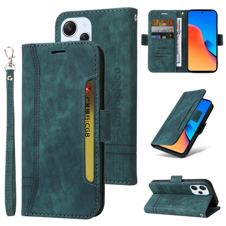 For Xiaomi Redmi 12 4G BETOPNICE Dual-side Buckle Leather Phone Case